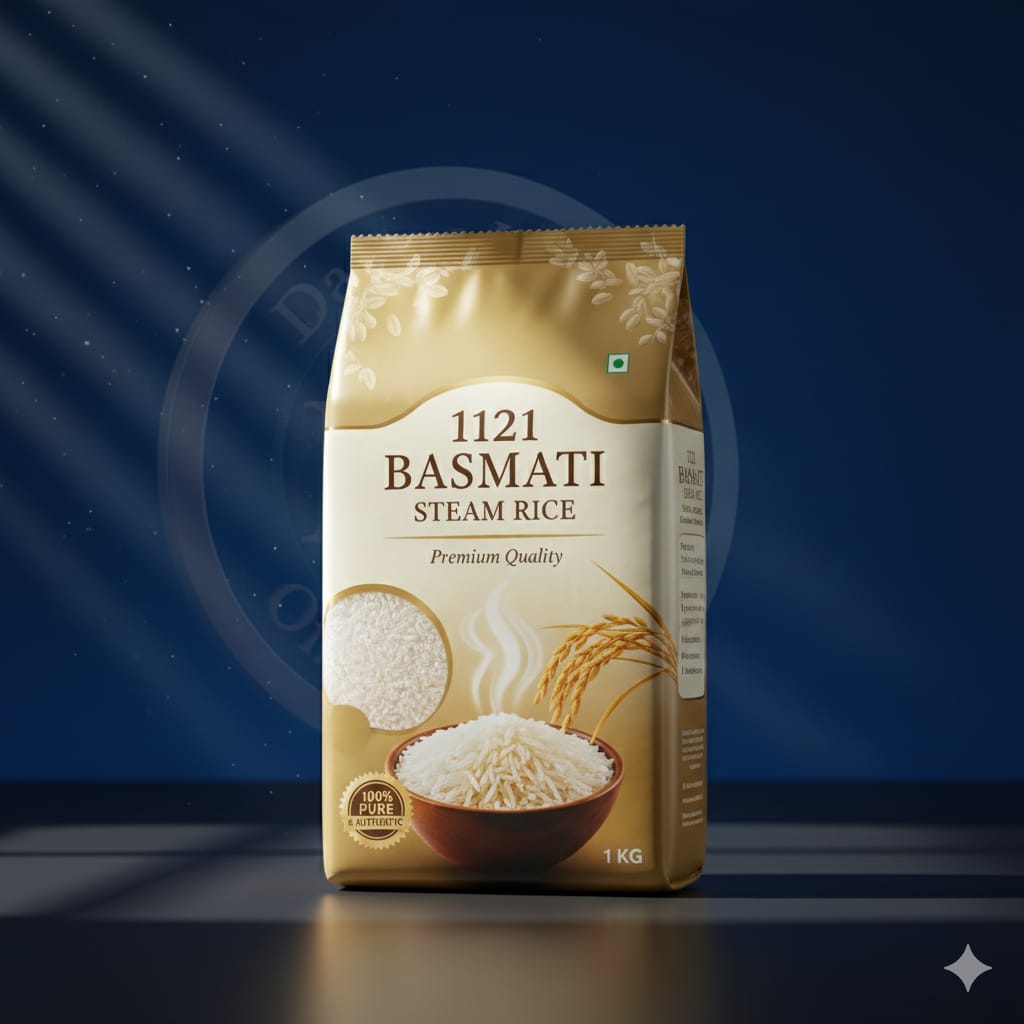 Basmati Steam Rice 1121